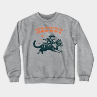 Meowdy Rodeo Cat and Mouse Crewneck Sweatshirt